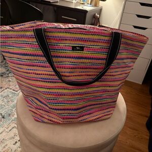 Scout Multicolor Striped Tote Bag